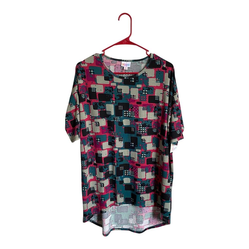 Lularoe Abstract Geometric Print Irma Tunic Sz XS NWT